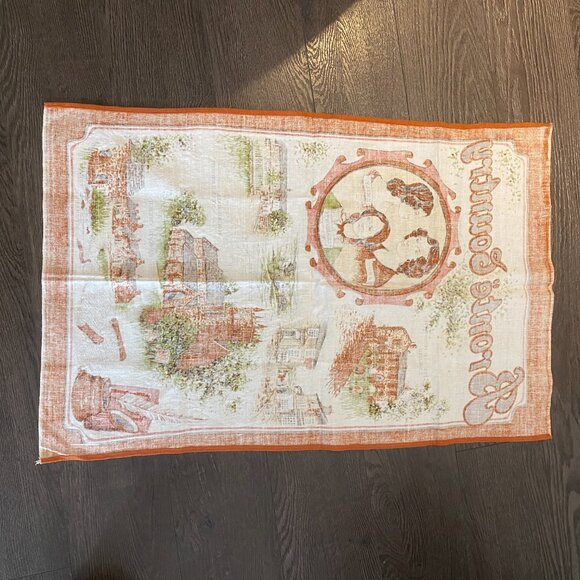 Bronte Country Vintage Tea Towel The Bronte Sisters and Landmarks in Haworth - Picture 10 of 10